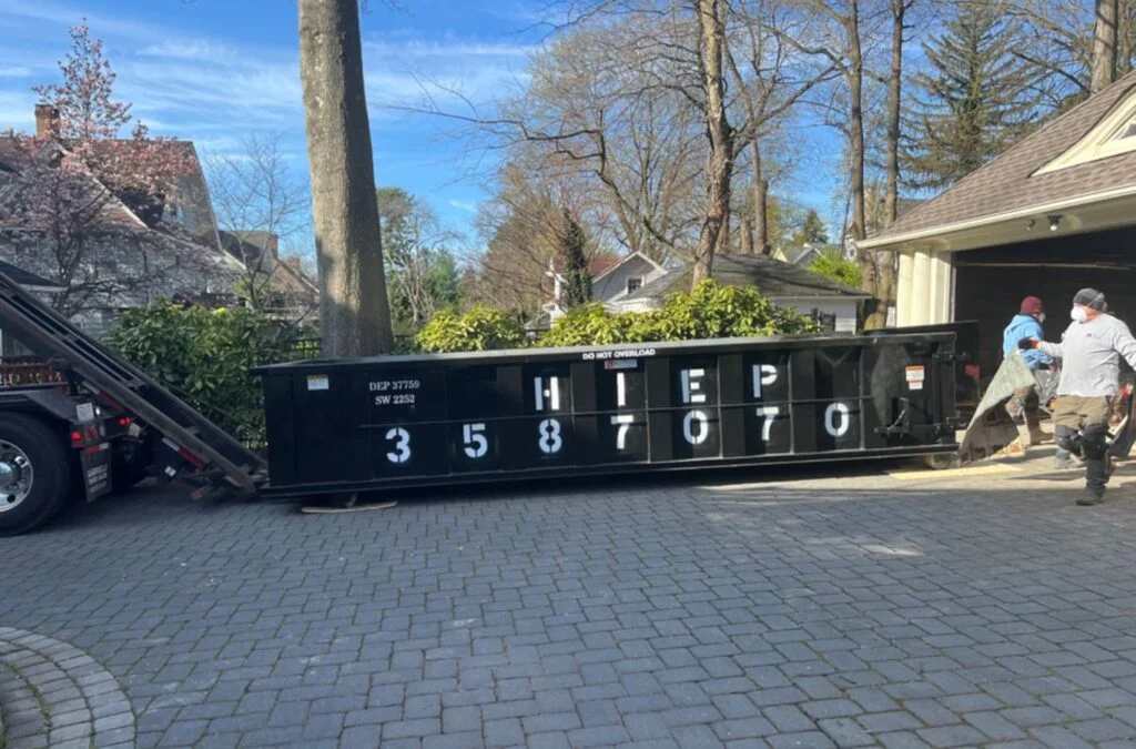 Efficient waste management and eco-friendly practices with Hiep Sanitation's dumpster rentals in West Nyack, NY.