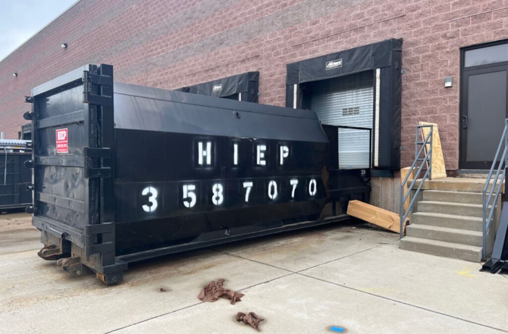 A Hiep Sanitation expert providing waste management consultation to a resident in Tuxedo, NY, demonstrating our commitment to customer satisfaction. Residential Dumpster Rental near me.